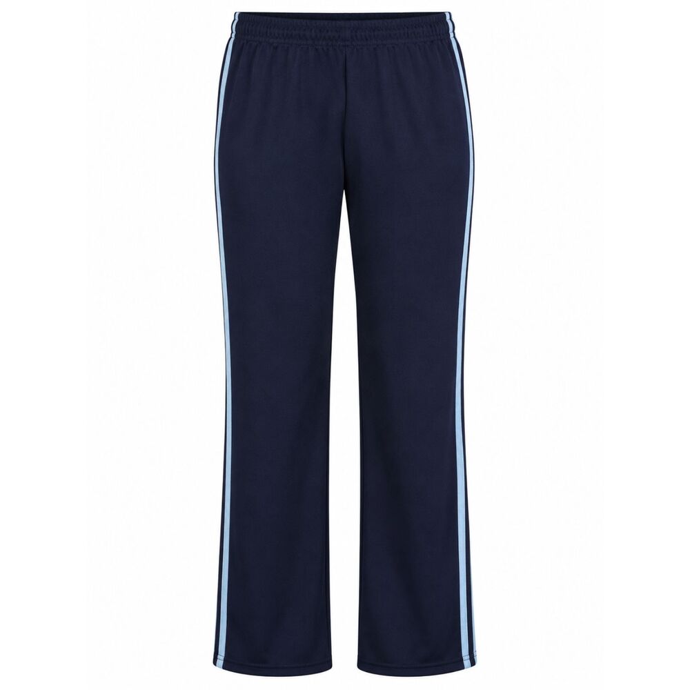 Fame Fifteen Navy Blue Side Stripe Athletic Pants Women's XL Pull On